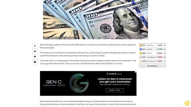 Web 3 Content Delivery Network Fleek Raises $25M смотреть онлайн