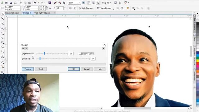 HOW TO SHARPEN PICTURE IN CORELDRAW смотреть онлайн