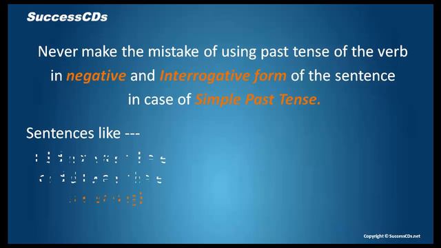 Simple Past Tense - Learn English Tenses смотреть онлайн