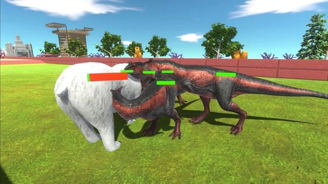 Baby Dinosaurs VS Giant Animals - Animal Revolt Battle Simulator смотреть онлайн