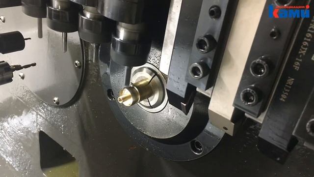 Автомат продольного точения SKM TCM _ КАК ОБРАБАТЫВАЕТСЯ СЛОЖНАЯ ДЕТАЛЬ