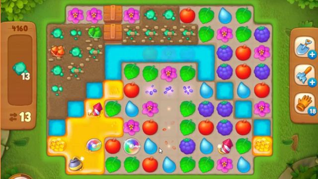 Gardenscapes Walkthrough HARD LEVEL 4160 смотреть онлайн
