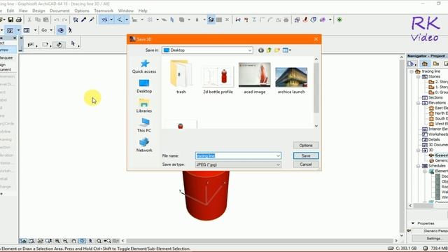 Archicad Tutorial - Needful and useful tutorial export of archicad file into image format смотреть онлайн