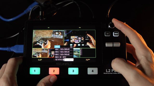 Feelworld L2 plus відеомікшер для прямих трансляцій смотреть онлайн