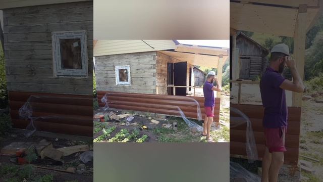 Облицовка фасада Блок-хаусом смотреть онлайн