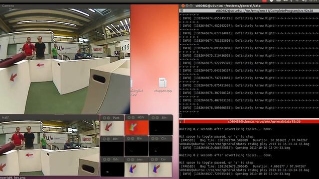 EMC Group 11 - Arrow Detection using OpenCV смотреть онлайн
