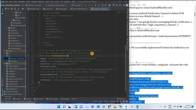 Push Notifications using Firebase in list and navigator to details of notifications смотреть онлайн