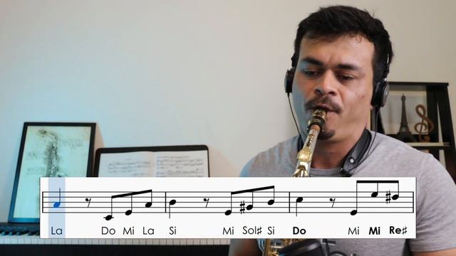 Sax alto - "Für Elise" (Beethoven), partitura com notas. смотреть онлайн