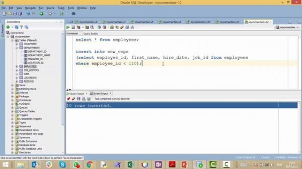 MERGE / SQL для начинающих с нуля до сертификата Oracle