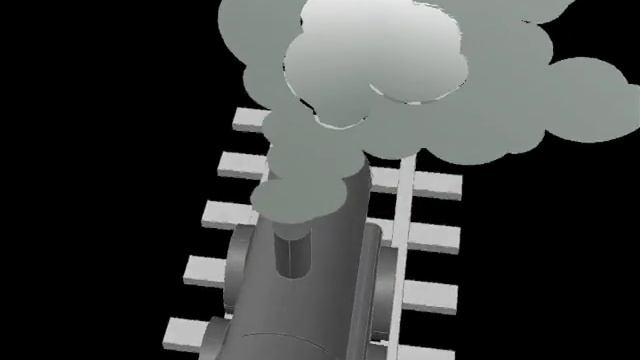 Basic train 3D model in AutoCAD and animated video смотреть онлайн