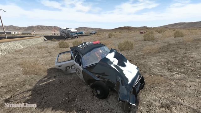 Train Accidents #9 - BeamNG DRIVE | SmashChan