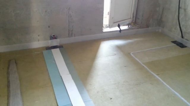 Помещение №1. Плавающая стяжка повышенной прочности для реализации комплексной шумоизоляции квартир смотреть онлайн