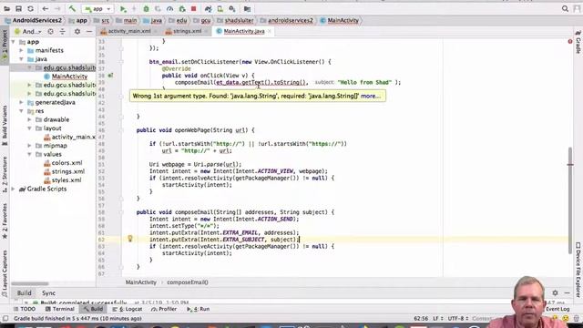 android common intents 04 email смотреть онлайн