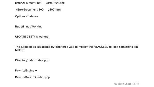 HTML : i get a 404 while loading the homepage with Index.php, but index.php works on direct links, смотреть онлайн