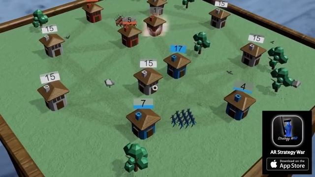 AR Strategy War - iOS AR Game iPhone [TDDD57] смотреть онлайн
