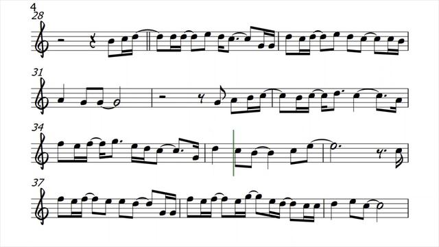 A Love Song ALTO FLUTE Sheet Music Backing Track Play Along Partitura смотреть онлайн