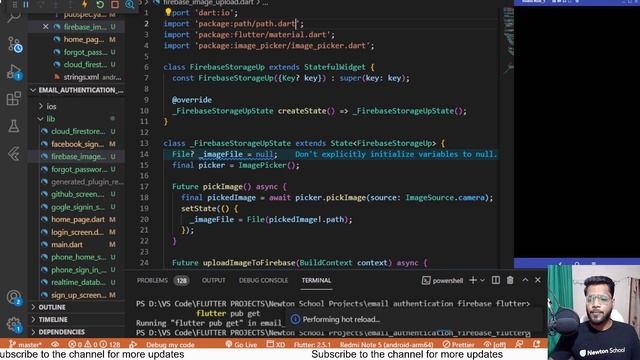 Day 63 | Firebase Storage Implementation | Free Flutter Course | Newton School смотреть онлайн