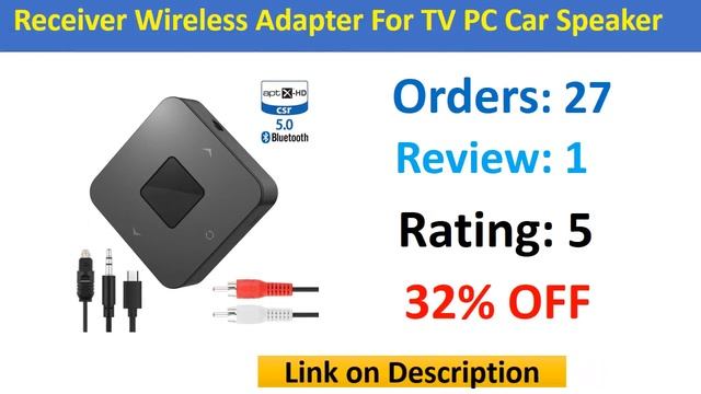 Top 5 Best Bluetooth Audio Adapter In 2020 | Best Audio Transmitter Receiver смотреть онлайн