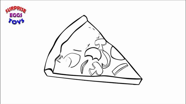 Coloring Fast Food for kids - coloring pages for adults | SETOYS смотреть онлайн