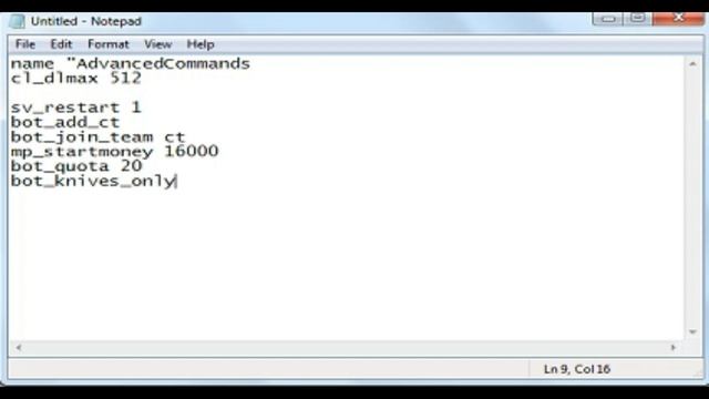 【CS 1.6】 How To Create a Cfg (CONFIG) ★ How to save your commands in CS 1.6 ★ By Demon смотреть онлайн