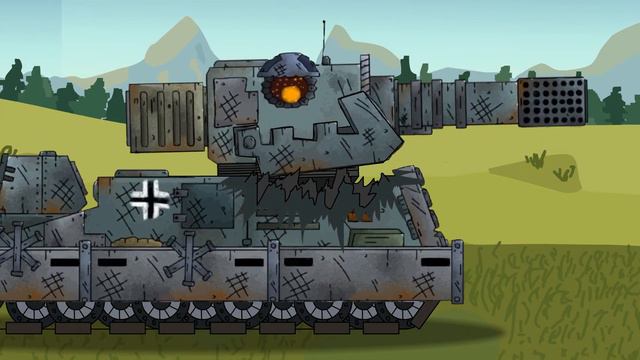 Мега Танки VS Мега Густав-44 Босс - Мультики про танки смотреть онлайн