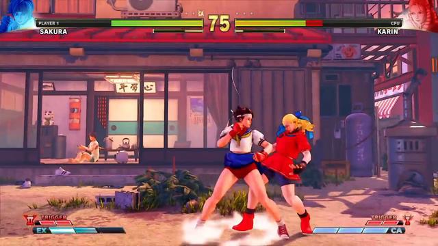 STREET FIGHTER V Sakura vs Karin смотреть онлайн