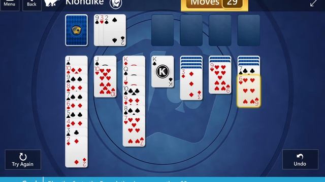 Star Club\Klondike\Expert I: Play the 6♥ to the Foundation in no more than 80 moves смотреть онлайн