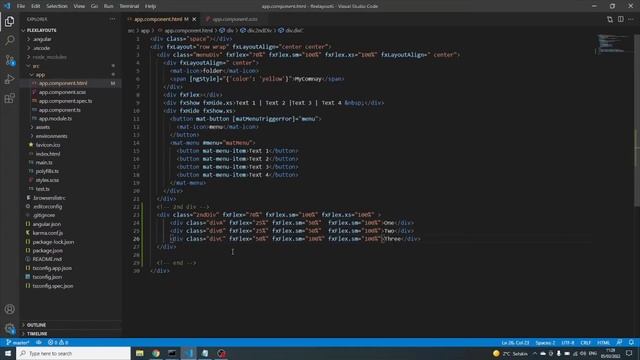 How to layout an Angular page with Flex-Layout. #Easy&Fun смотреть онлайн