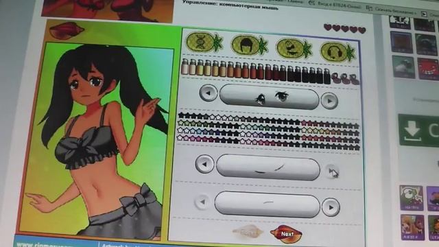 Аниме игра . Создаём Люси и Эльзу из хвоста фей ! смотреть онлайн