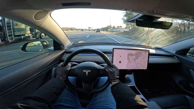 2019 Tesla Model 3 Standard Range Plus : ASMR POV Test Drive With Binaural audio смотреть онлайн
