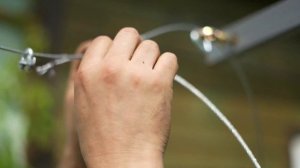 Замена троса бельевой верёвки