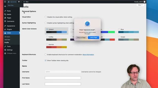 WordPress GUI смотреть онлайн