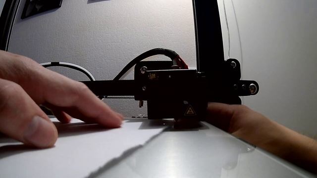 Ручная настройка зазора стола в Creality 3D CR-10S