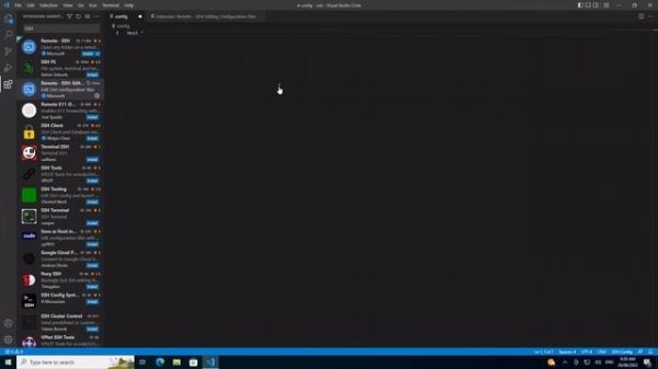 Windows 10 SSH setup for VSCode and Remote Linux