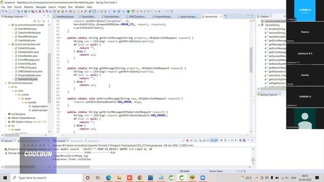 Online Examination project in Java using JSP, Servlet, and MySQL with code explanation смотреть онлайн