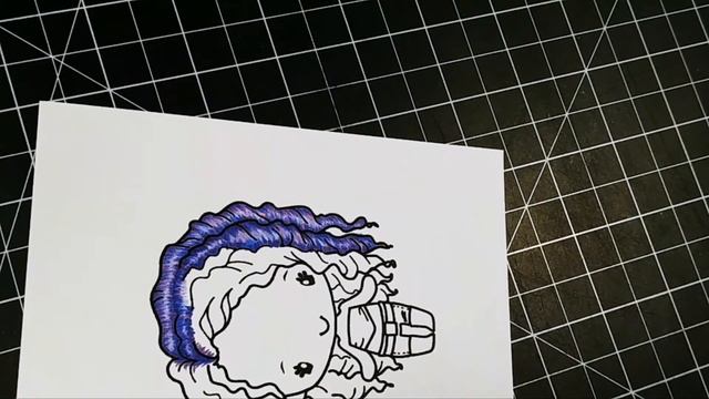 Copic Coloring Curly Hair
