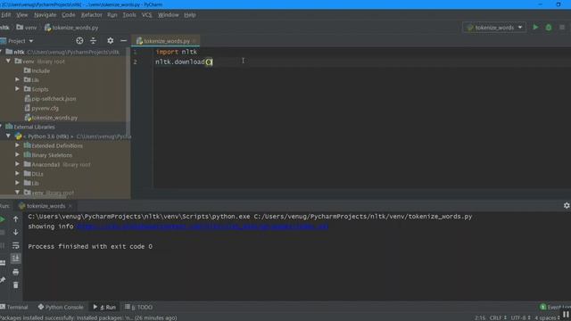 NLTK1 1 Install NLTK and supported packages in Python смотреть онлайн
