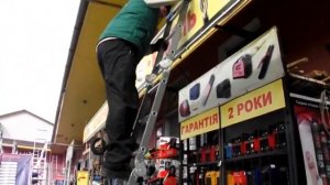 Комбинированая шарнирная лестница трансформер 3х4 Werk-Верк,как выбрать лестницу алюминивую