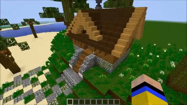 Minecraft Small Island With Beach House смотреть онлайн