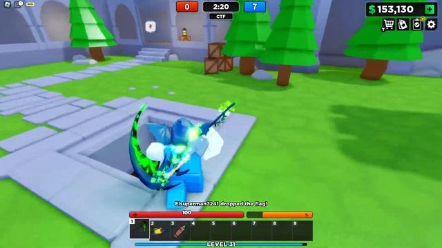 USING THE ACID SCYTHE IN ROBLOX FLAG WARS смотреть онлайн