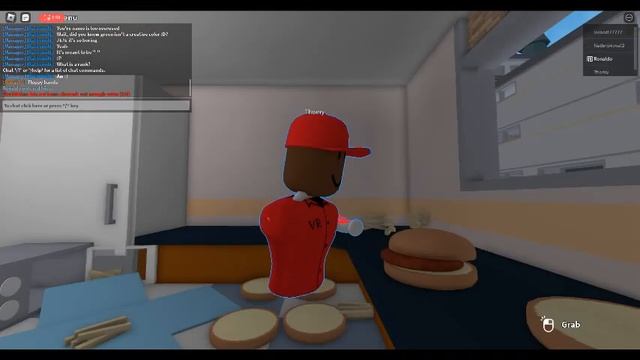 Playing Cook Burgers (Roblox) смотреть онлайн