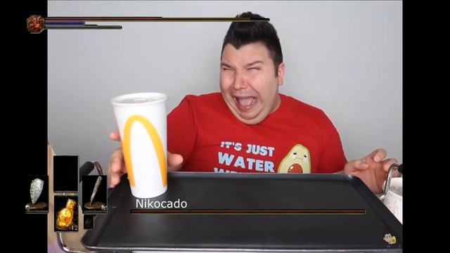 Dark souls boss meme but Nikocado смотреть онлайн
