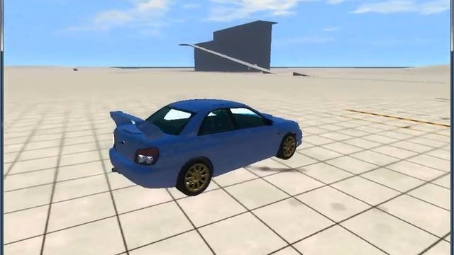 Subaru WRX STI crash test (BeamNG.Drive) смотреть онлайн