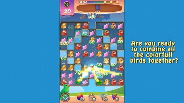 Birds: Free Match 3 Games - Gameplay video смотреть онлайн