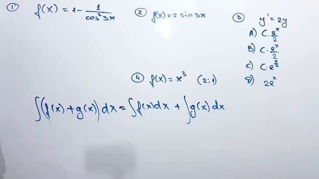 104-Dars. 2.17.1 Boshlang'ich Funksiya Va Integral