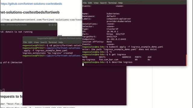 Kubernetes Ingress Controller for FortiWeb смотреть онлайн