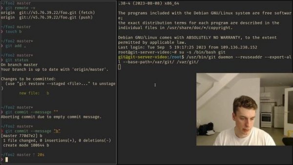 Minimal git server #3 - git daemon