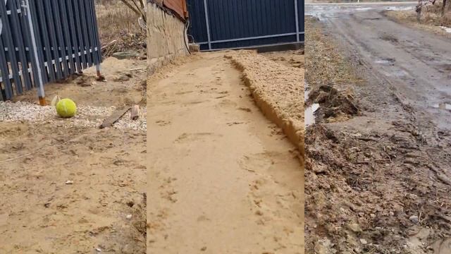 Выравнивание участка, распределение плодородного грунта, укладка рулонного газона. смотреть онлайн