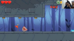 Super Tom In Red Ball 4 Vs Ninja Raccoon Boss Eps 4 | Tom Gold Run & Red Ball 4