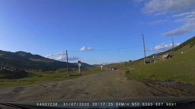 Полное видео дороги от Акташ до перевала Кату-Ярык. Чуйский тракт. Алтай на машине